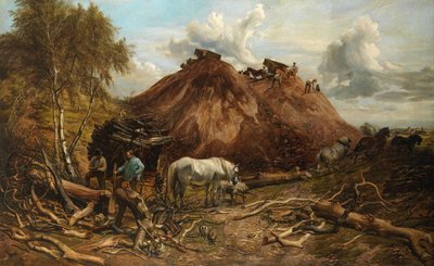 Demir Yol için Ahşabı Temizlemek by Thomas Sidney Cooper