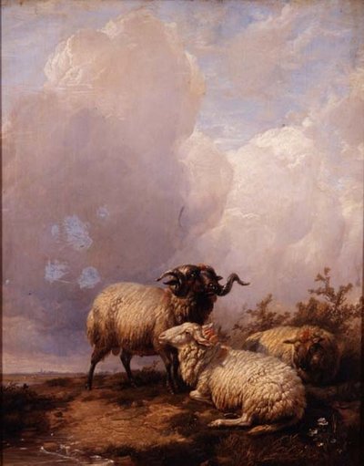 Manzarada Koyun by Thomas Sidney Cooper