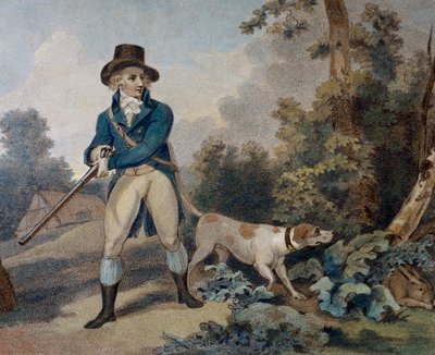 Tavşan avı, gravür Thomas Simpson (1765-1801) by Thomas Simpson