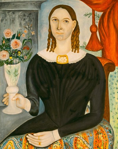 Eliza Welch Stone, c. 1845. by Thomas Skynner