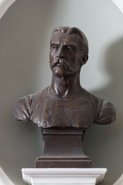 Sir Mervyn Macartney büstü, c.1899 (bronz) by Thomas Stirling Lee
