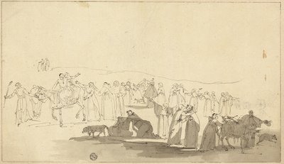 Canterbury Hacıları by Thomas Stothard
