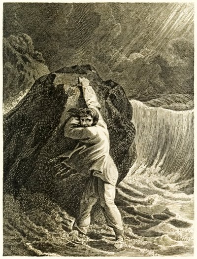 ?Robinson Crusoe kaza yaptı ve bir Kayaya mı tutundu? ?Robinson Crusoe