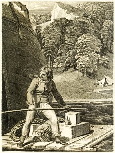 ?Robinson Crusoe salının üzerinde mi? ?Robinson Crusoe