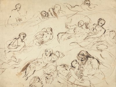 Telemachus için Çalışma by Thomas Stothard