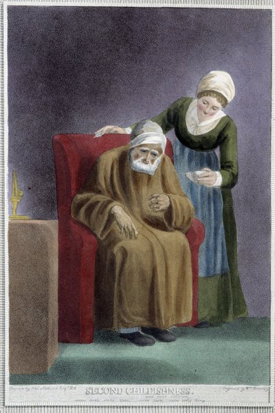 İkinci Çocukluk (çok yaşlı bir adama bakan hasta bir gardiyan) - Shakespeare