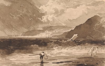 Lyme Regis, Dorsetshire, Bir Fırtına by Thomas Sully