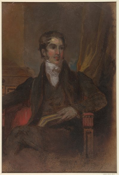 "Portrait of James Cornell Biddle", Museum of Fine Arts, Houston, TX için çalışma by Thomas Sully