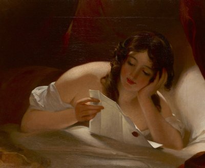 Aşk Mektubu, 1834 by Thomas Sully