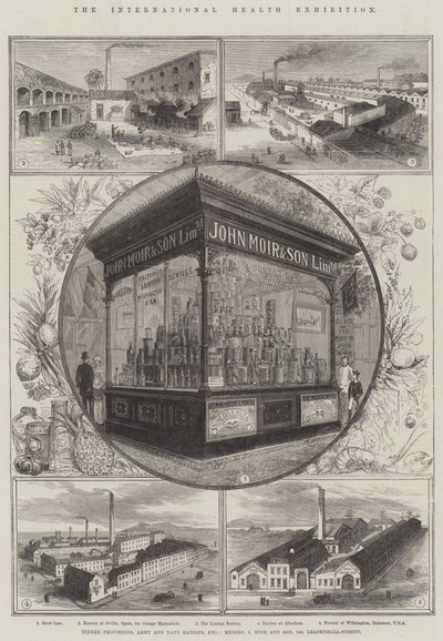 Uluslararası Sağlık Fuarı, Kalaylı Hükümler, Ordu ve Donanma Rasyonları, vb., Messers J Moir and Son, 148, Leadenhall-Street by Thomas Sulman