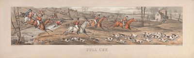 Dörtlü set: Full Cry. Londra, pub. Thos tarafından McLean, 1824 by Thomas Sutherland