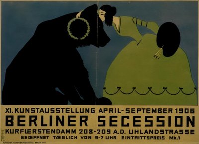 Berlin Ayrılığı 1906 / T. Heine / afiş, 1906 by Thomas Theodor Heine