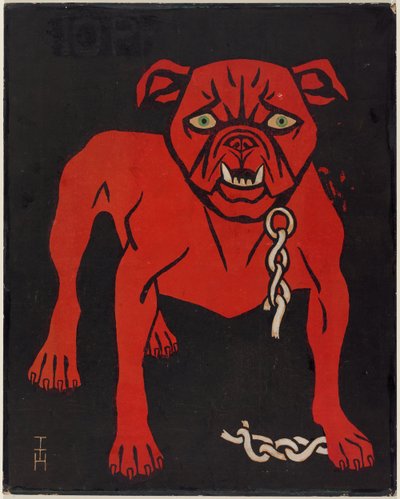Simplicissimus Bulldog by Thomas Theodor Heine