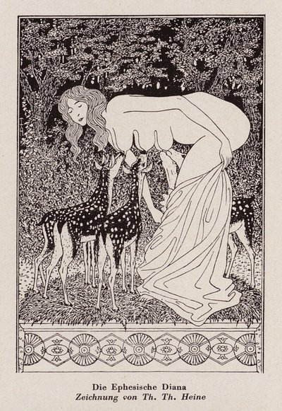 Efes Diana (taş) by Thomas Theodor Heine