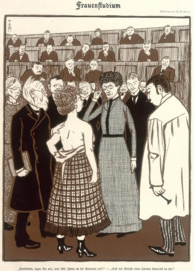 Kadınların çalışmaları by Thomas Theodor Heine