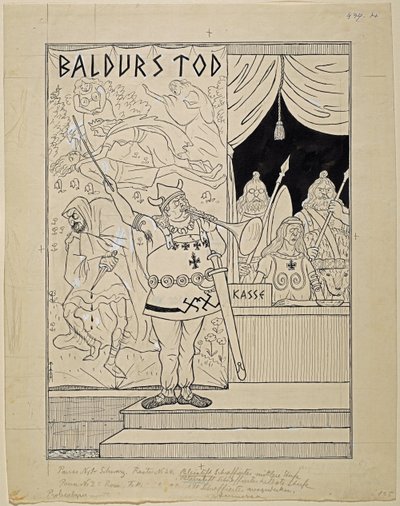 Oberammergau için rekabet; Basitlik XXXV/8 by Thomas Theodor Heine