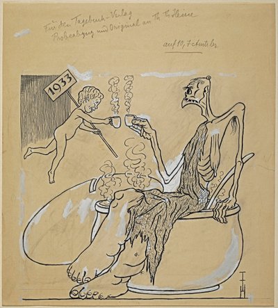 Yeni Yılınız Kutlu Olsun 1933 by Thomas Theodor Heine