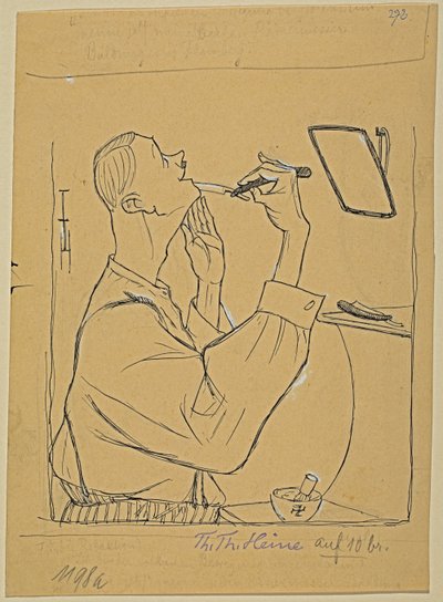 Zeitgemäß; Basit Zihinler XXIX/10 by Thomas Theodor Heine