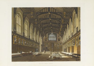 İsa Kilisesi Salonu, 1814 by Thomas Tomkins
