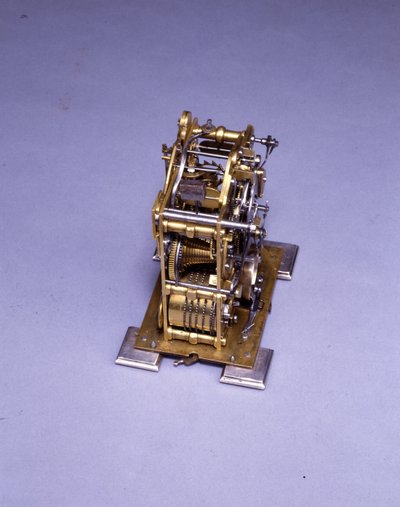 Minyatür çarpıcı braket saati, hayır. 222, c.1695 (metal) (ayrıca bkz. 834228-31) by Thomas Tompion