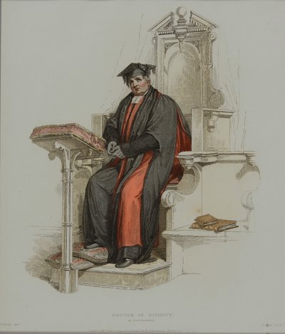 Doctor in Divinity, J. Agar tarafından oyulmuş, R. Ackermann