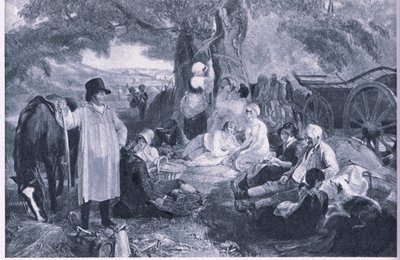 Akşam yemeğinde samancılar by Thomas Uwins