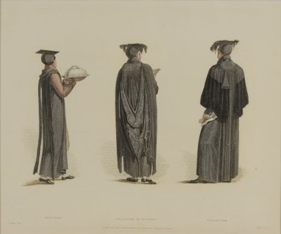 Servitor, Bachelor of Divinity, Collector, J. Agar tarafından oyulmuş, R. Ackermann