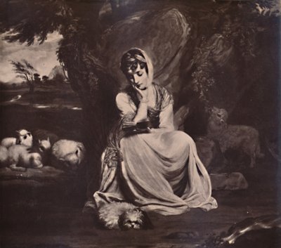Frances Anne Crewe, Leydi Crewe, St Genevieve olarak, c1773 1894 by Thomas Watson