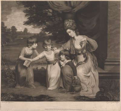 Leydi Rushout ve Çocukları by Thomas Watson