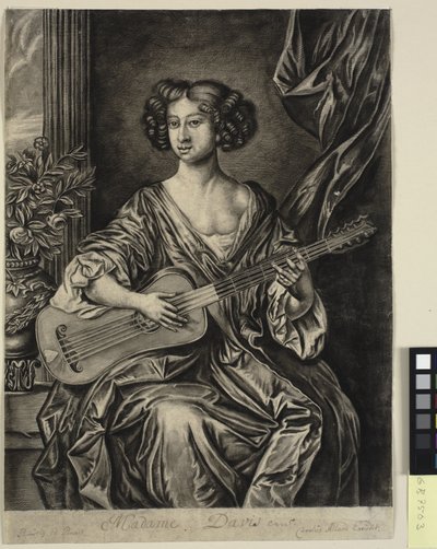 Gitar çalan bayan, "Madame Davis"; Sir Peter Lely