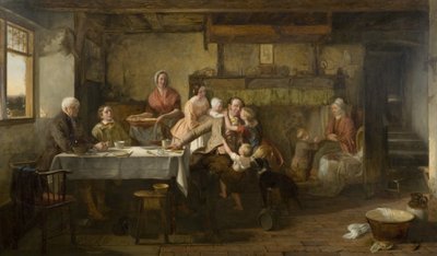 İyi geceler (panelde yağ) by Thomas Webster