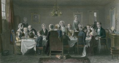 The Christmas Pudding  by Thomas Webster