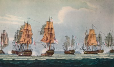 Ferrol kapalı Strachans Eylem, c1806 by Thomas Whitcombe
