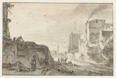 İtalyan Şehir Manzarası by Thomas Wijck