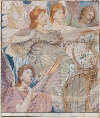 gloria by Thomas Wilmer Dewing