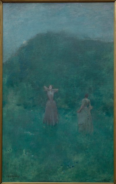 Yaz, 1893 by Thomas Wilmer Dewing