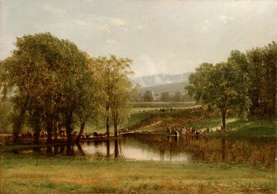 vaftiz by Thomas Worthington Whittredge
