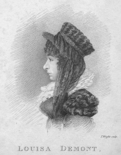 Louisa Demot, c1820. by Thomas Wright