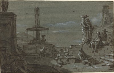 Ay Işığında Piazza by Thomas Wyck