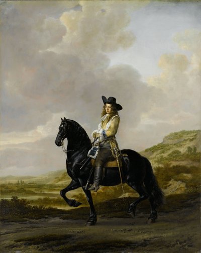At Sırtında Pieter Schout, 1660 (bakır üzerine yağ) by Thomas de Keyser