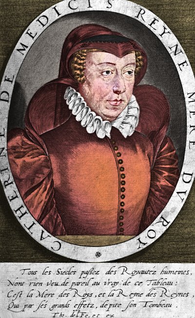 Catherine de Medici, Fransa Kraliçesi II. Henry, c 16. yüzyıl 1894 by Thomas de Leu