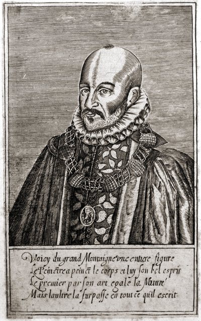 Michel de Montaigne (1533-1592), Fransız yazar. Thomas de Leu