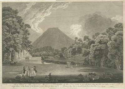 Dovedale - Thorpe Cloud: gravür, nd [c 1766] (baskı) by Thomas of Derby (after) Smith