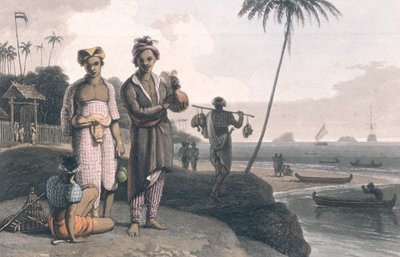 Java Malayları, sanatçılar tarafından oyulmuş, pub. Longman, Hurst, Rees ve Orme, Londra, 1810 by Thomas und William Daniell
