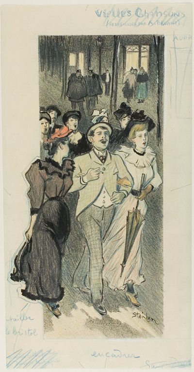 Eski Şarkılar by Théophile Alexandre Pierre Steinlen