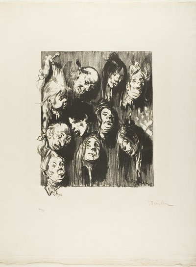 Bir Kuruşa On Suikast by Théophile Alexandre Pierre Steinlen
