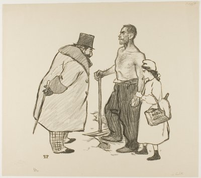 En Genç Kız by Théophile Alexandre Pierre Steinlen