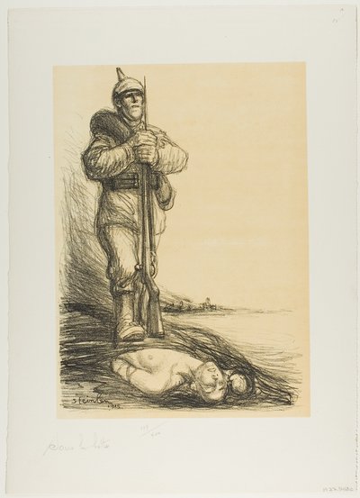 Botun Altında by Théophile Alexandre Pierre Steinlen