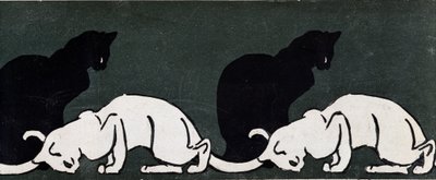 Steinlen tarafından kediler by Théophile Alexandre Steinlen