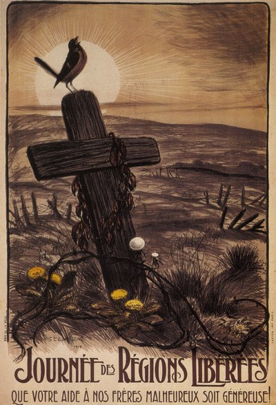 Kurtarılan bölgelerin günü, 1919 by Théophile Alexandre Steinlen